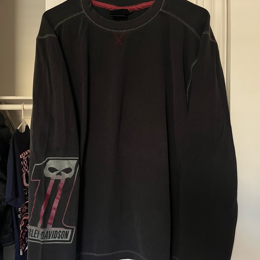 Vintage Harley Davidson thermal long sleeve